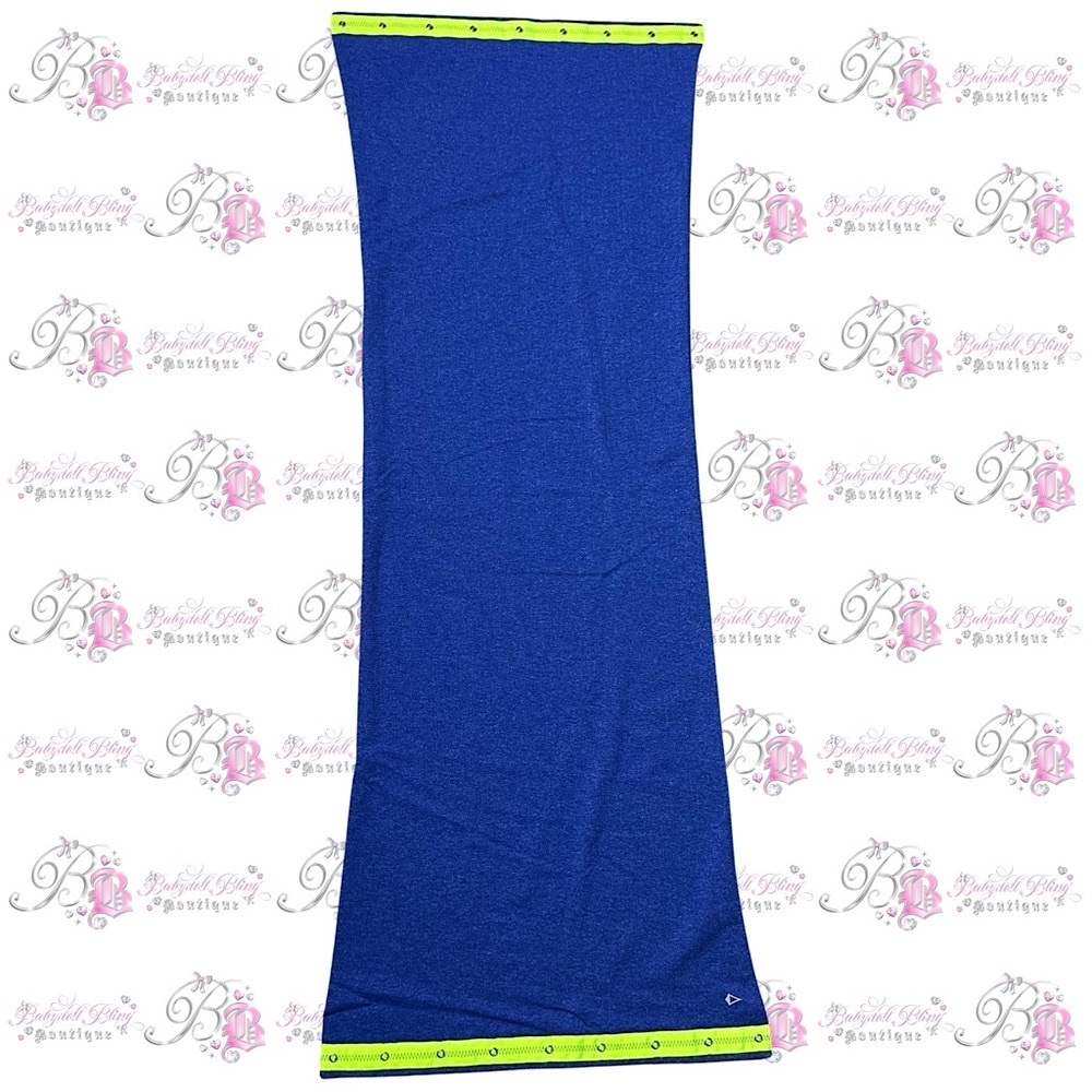 Ivivva scarf snap button versatile blanket scarf large circle style blue neon